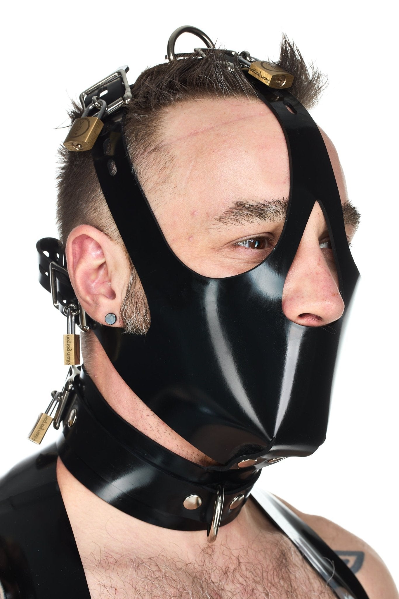 Heavy Rubber Locking Silencing Muzzle - Vilain Garçon - Heavy Rubber Locking Silencing Muzzle