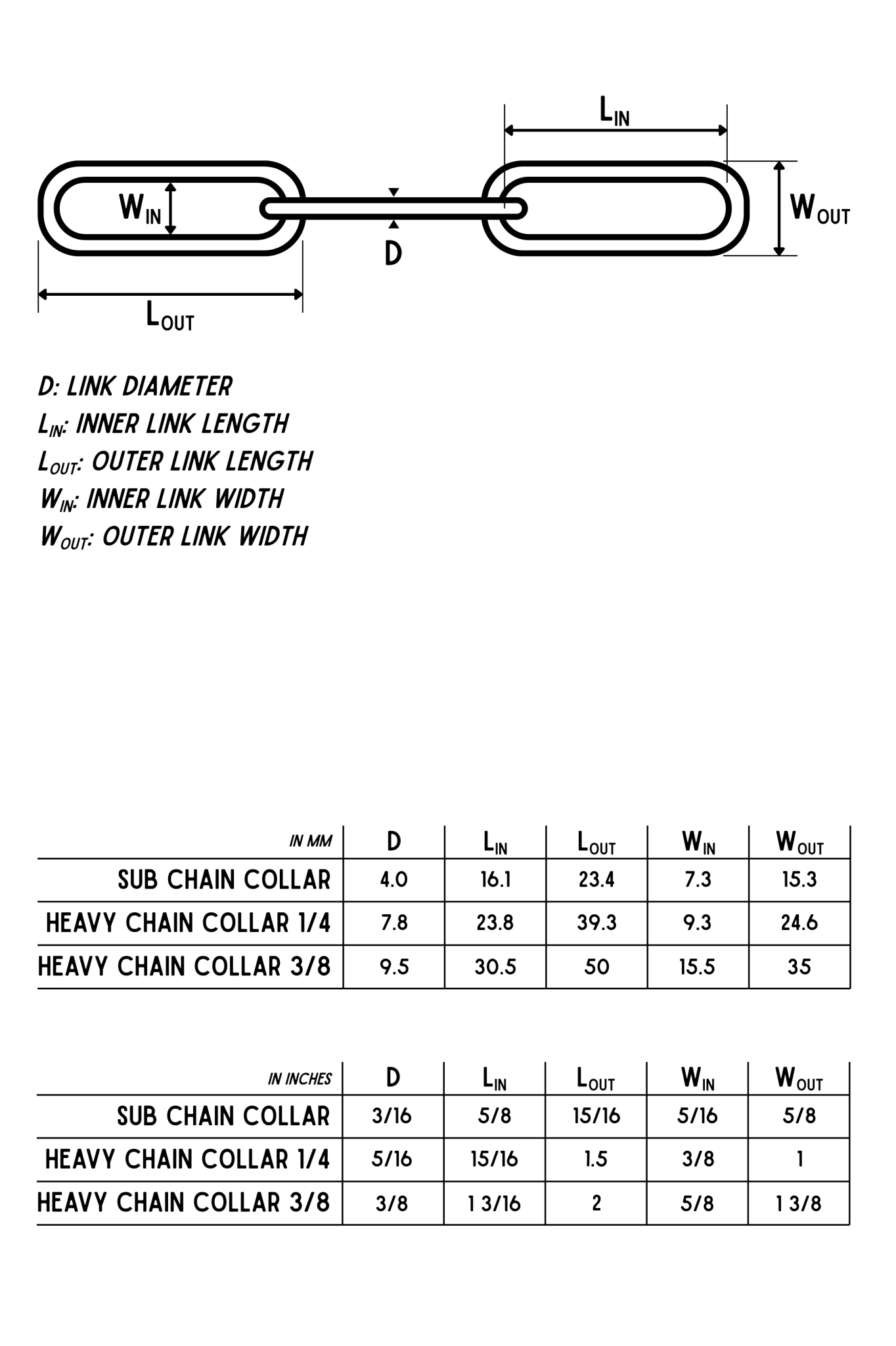 Sub Chain Collar - Vilain Garçon - Sub Chain Collar