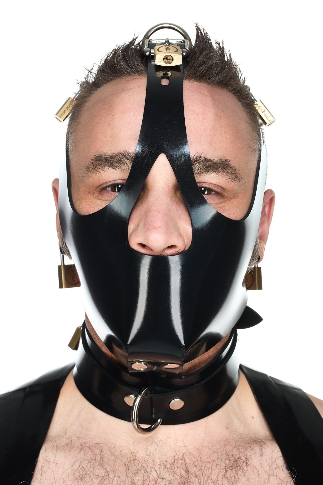 Heavy Rubber Locking Silencing Muzzle - Vilain Garçon - Heavy Rubber Locking Silencing Muzzle